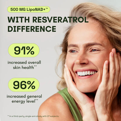 NAD+ ADVANCED  Supplement for Anti-Aging, Energy, Focus- 60 Capsules